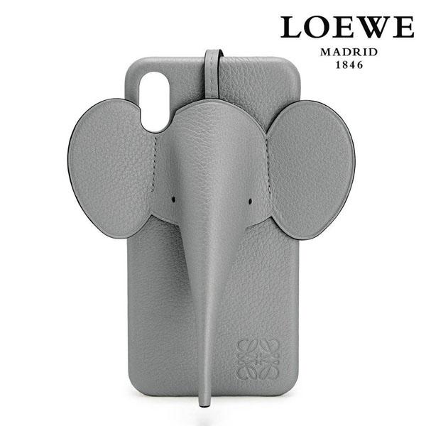 【LOEWE ロエベ iPhoneケース コピー】エレファント Elephant ガンメタルC719C80X03